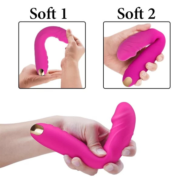 Vibrating dildo with 10 levels stimulates vagina and clitoris for women 2