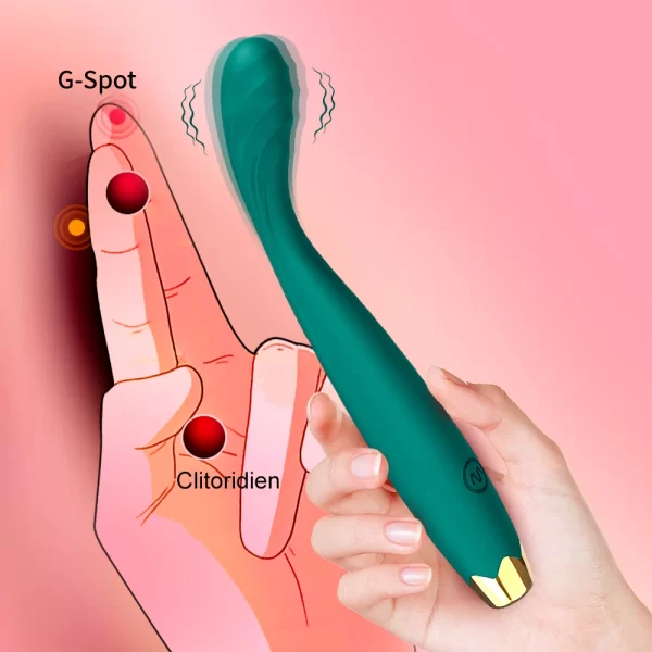 Vibrator sex toy with 10 finger-shaped G-spot stimulation levels for women 1