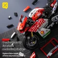 Motorbike Assembly Kit 1299 Pieces Engineering Racing Model Kit 6