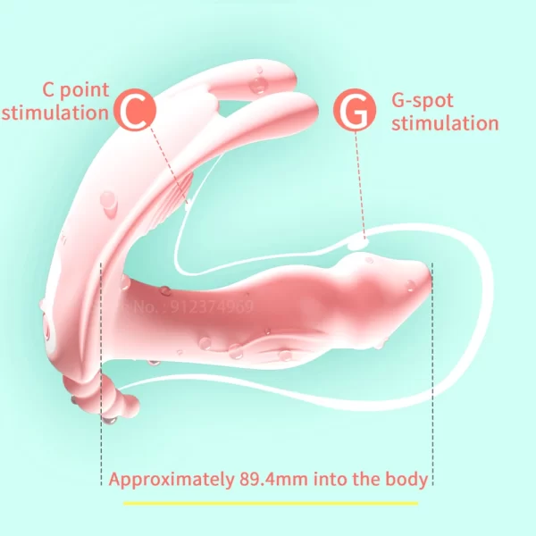 Vibrating Vaginal Sex Toy with Wireless Remote C point - G spot 2